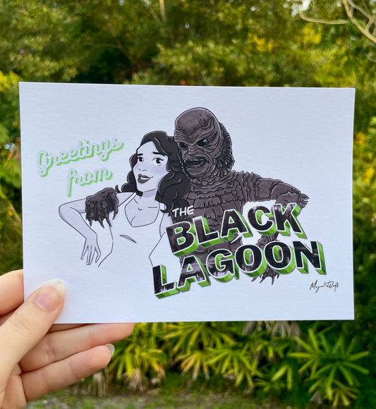 5 x 7 Art Print - Creature from the Black Lagoon