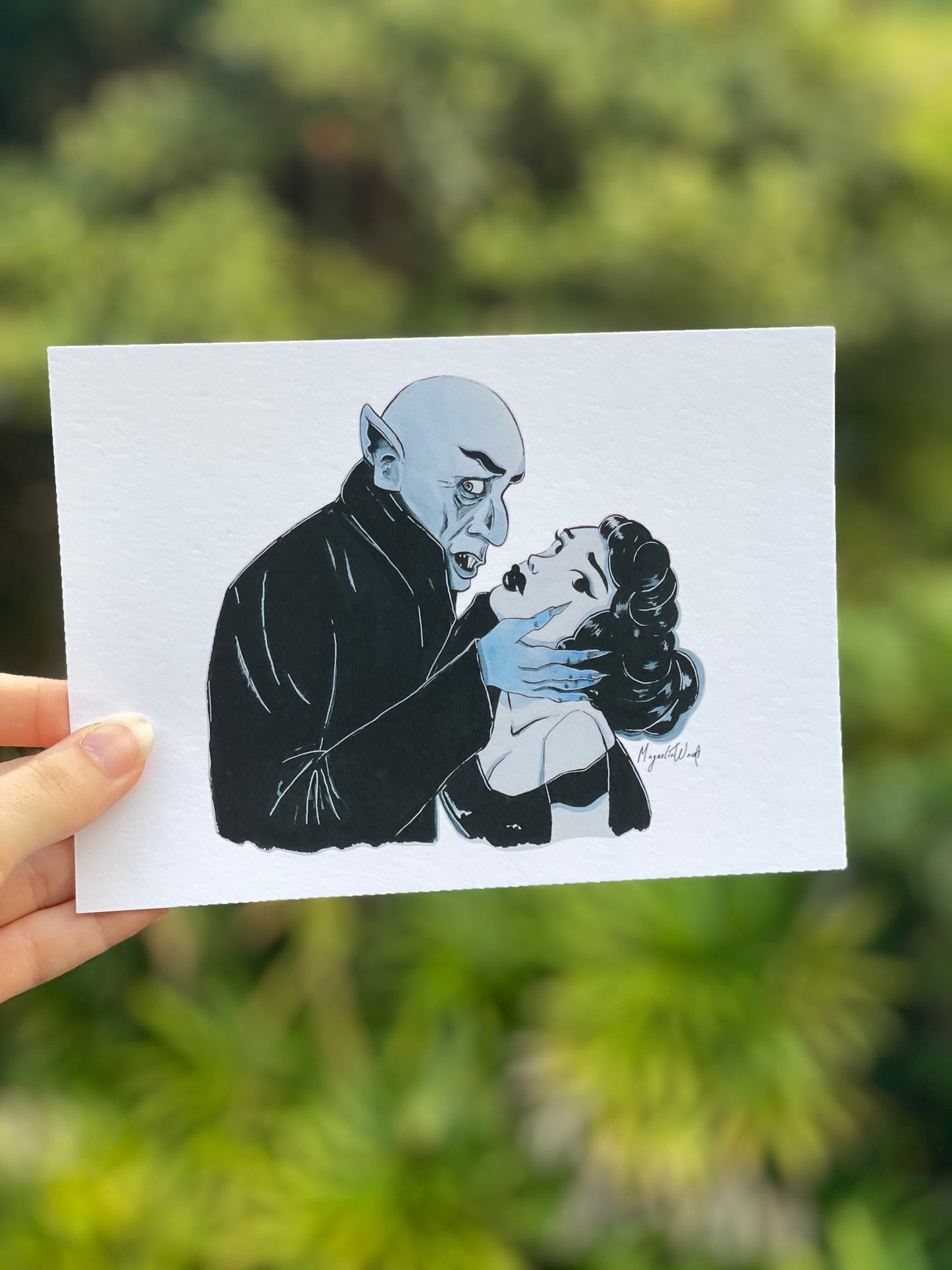 5 x 7 Art Print - Romantic Count Orlok / Nosferatu